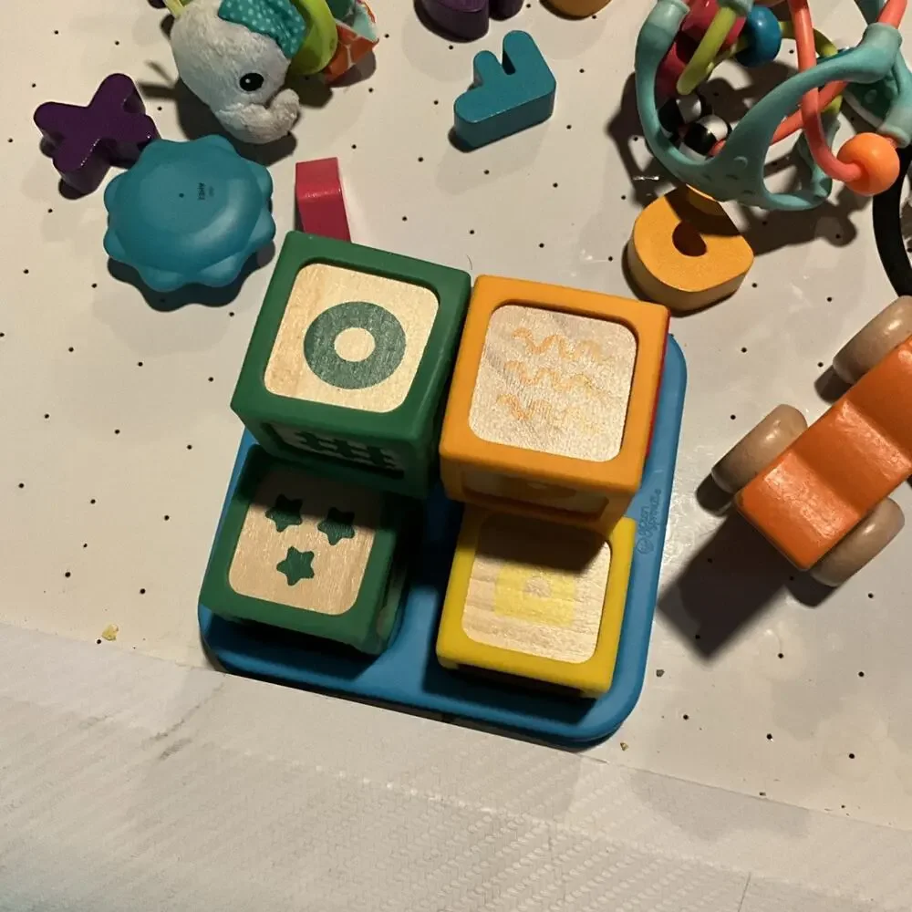 Baby Toddler Shapes Sorter Lot Of 51 Various Replacements Shapes Letters Cubes